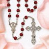 CB Rose Scented Carved Rose Petal Rosary