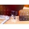 NordWolf 7-Piece HSS Brad Point Stubby Wood Drill Bit Set