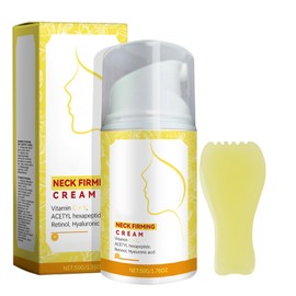Neck Firming Cream for Tightening & Lifting, Anti Ageing Neck Cream for Sagging Skin, Retinol, Vitamin C & Hyaluronic Acid Moisturiser, Neck & Décolleté Wrinkle Care, 50g
