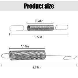 JHJEWH Stainless Steel Spring 691859 692211Replacement,Governor Spring for Briggs & Stratton Replace,Carburator Springs Air Vane Choke Springs Fit for Toro Craftsman Troy Bilt Lawn Mower Engines