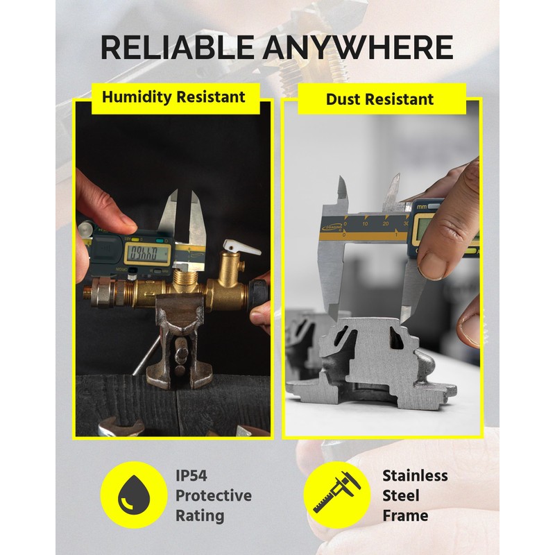 iGAGING Absolute Origin 0-6" Double Cut Depth Digital Caliper, IP54