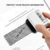 ArtBeek Identity Theft Protection Roller Stamp, 2 Pack Roller Address
