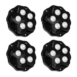 MHSKNHW Nylon Ball Caster 4 Pieces, Anywhere Casters 360° Rotation, Load Capacity: 330.7 lbs (150 kg), Furniture Moving Casters, Just Stick On, Mini Caster, Fixable, Silent, Aftermarket Caster, Nylon