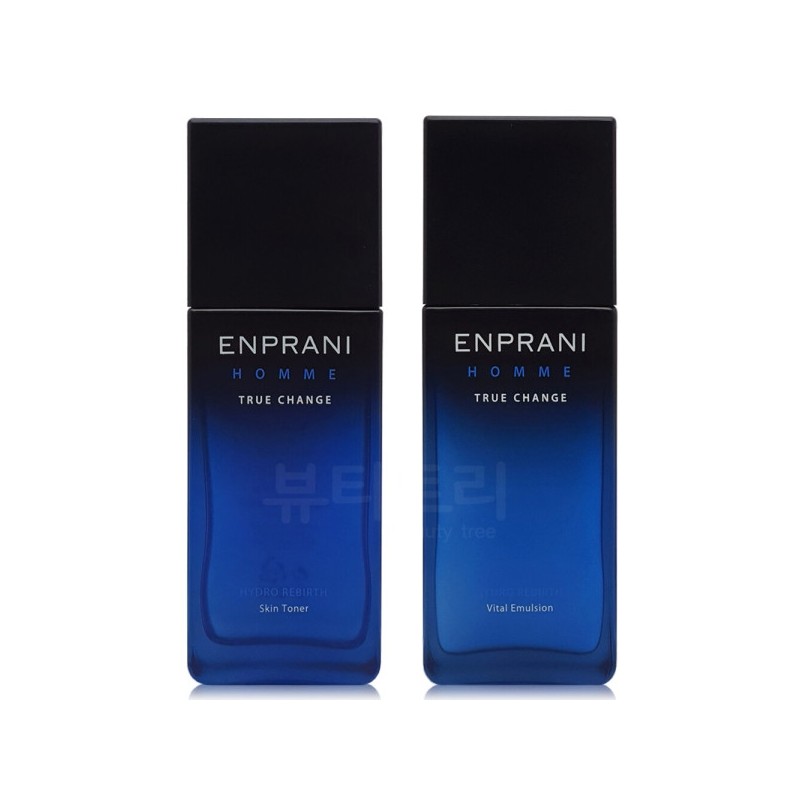 Enprani Homme Hydro Reverse Toner + Emulsion Set / 엔프라니
