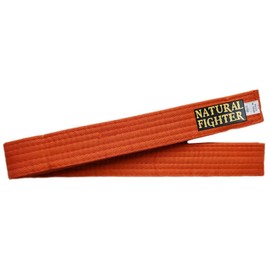 MMASPORT The Fight Evolution Karate Judo Aikido Taekwondo Belt for Martial Arts Cotton Basic (Orange, 280)