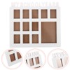 Alipis Year Photo Display Holder, White Pvc Frame, 11x9.8 Inches,