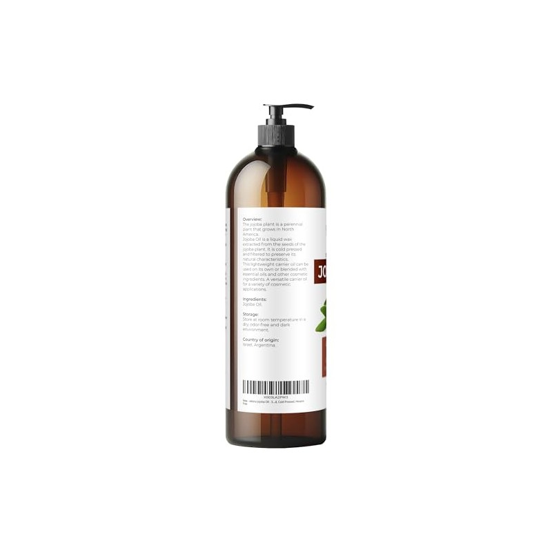 velona Aceite de Jojoba - 32 Fl Oz (Con Bomba)
