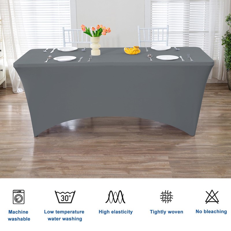 HZDHCLH Table Cloth Rectangular 122x76cm Polyester Wipeable Tablecloth Washable Durable