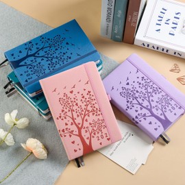 2026 A5 Calendar - Weekly Calendar, Appointment Calendar, Weekly Timer & Weekly Planner (Jan - Dec 2026) with Monthly Overview, Note Pages, Contact Pages and Pen - Pink