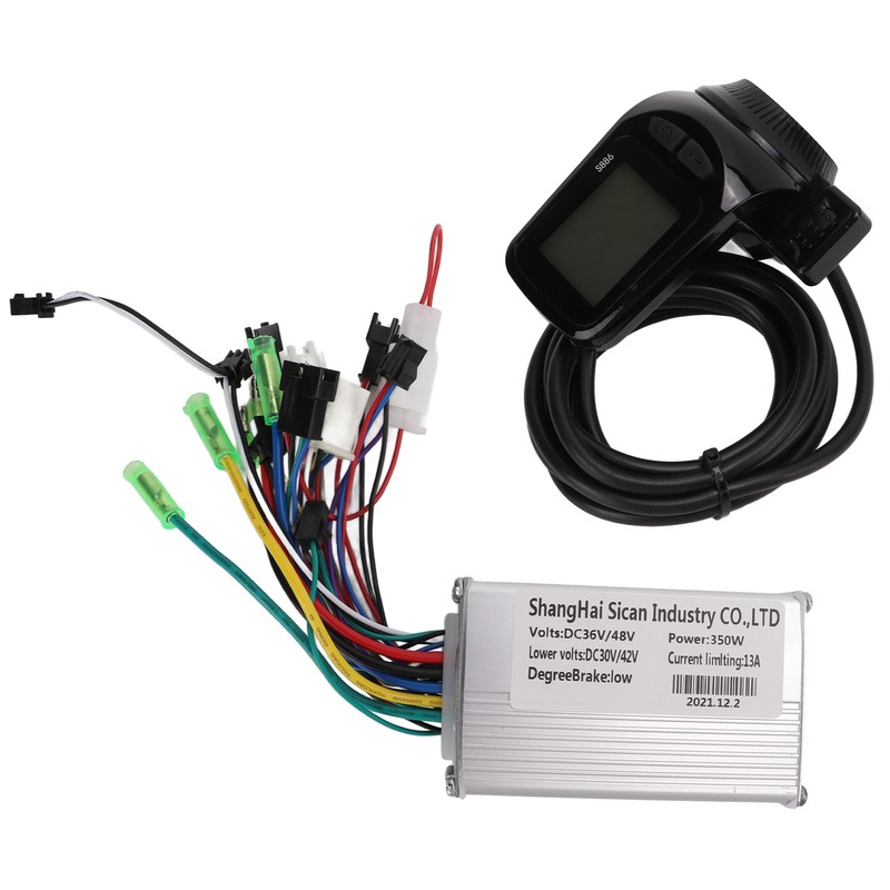 36/48V 350W Brushless Motor Controller with LCD Display Panel for