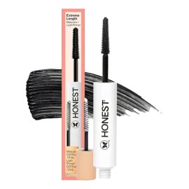 Máscara De Pestañas Honest Beauty 2 En 1 Extreme Length Clea