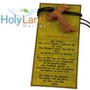 Holy Land Market Hand-Carved Olive Wood Tau Cross Necklace from