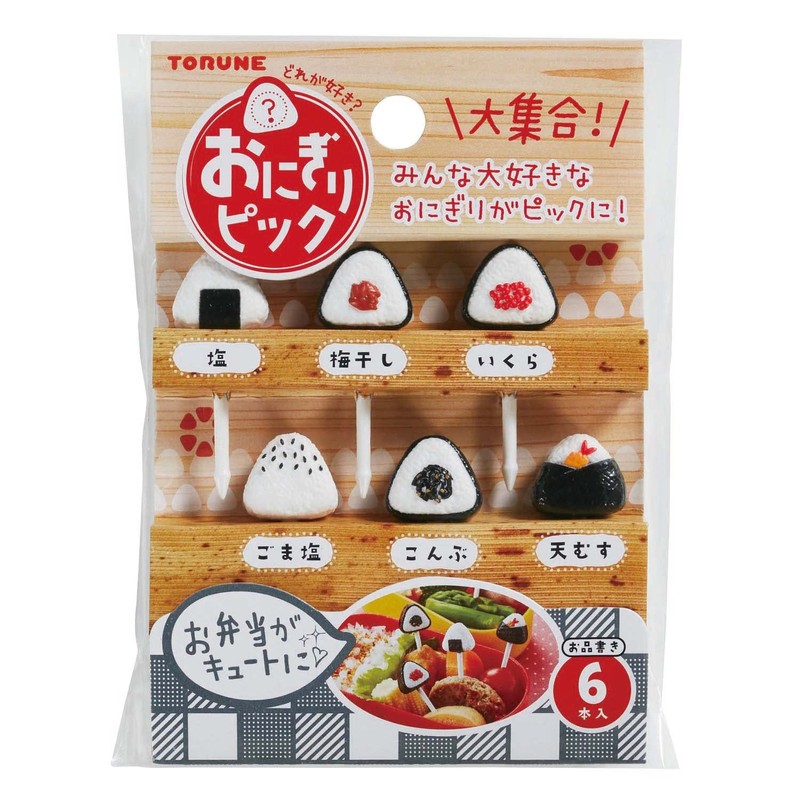 Torne Bento Rice Ball Picks, Pack of 6