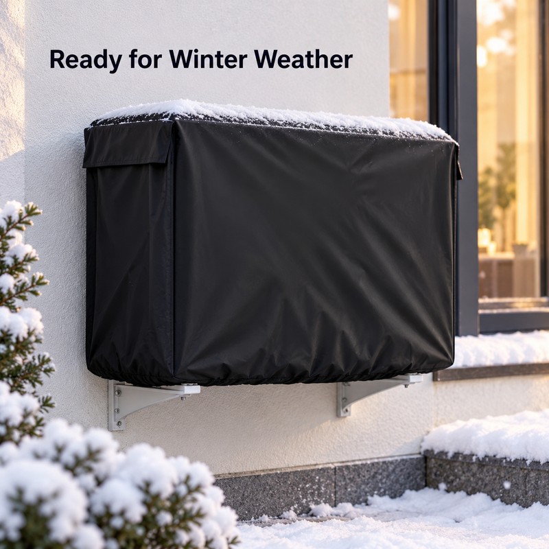 33.85 Inch Outdoor Air Conditioner Cover, All-Season Waterproof Windproof AC