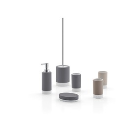 Gedy G-New Mizar Grey Soap Holder, Components Made of Ceramic, Warranty 2 Years, Measures 3 x 12.3 x 9 cm and Weight 0.3 kg, Design R&S, Unique