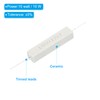 PATIKIL 4 Pcs 1 Ohm Resistors, 10W Ceramic Cement Resistor