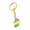 SNS Components Mauritius Africa African Gold Key Ring Chain Country