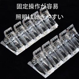 Transparent Nail Clips, Nail Fixing Clips, Plastic UV Gel Tools are suitable for building gel nails rapid nail extension nail fixing clips (set of 10 transparent)