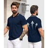 GEEK LIGHTING 3 Pack Mens Polo Shirts Short Sleeve Athletic