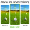 Golf Ball Line Marker Tool Kit Set. 360 Degree 3-Line