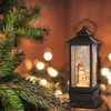 DRomance Snowman Music Snow Globe Lantern with Timer Battery Operated