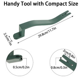 CYEAH Roof Shingles, Shingle Removal Tool, Roofing Tools, Pitch Hopper, Shingle Nail Installer, Roof Shingle Nail Puller, Nail Remover Pry Bar for Safe Roof Shingles Replacement