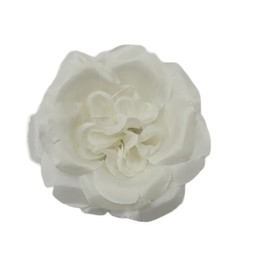 M&S Schmalberg Blooming Rose Fabric Flower Clip/Brooch - Handcrafted American Made 4-inch Rose Floral Accessory Decoration for Weddings, Events, Everyday – For Dress, Blouse, Lapel, Costumes and Dress
