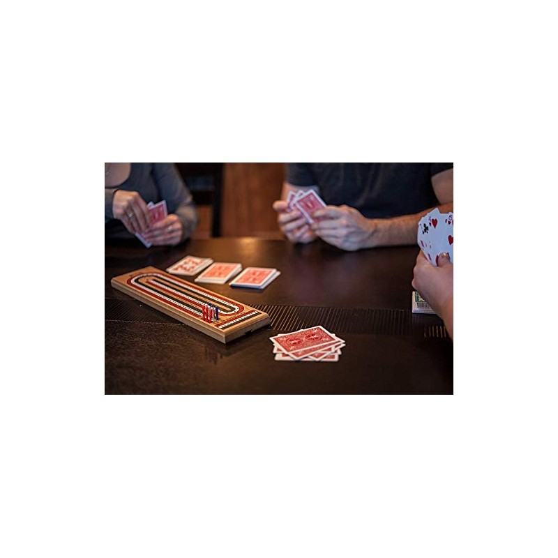 Cribbage Board by Bicycle - Juego de cribbage de madera