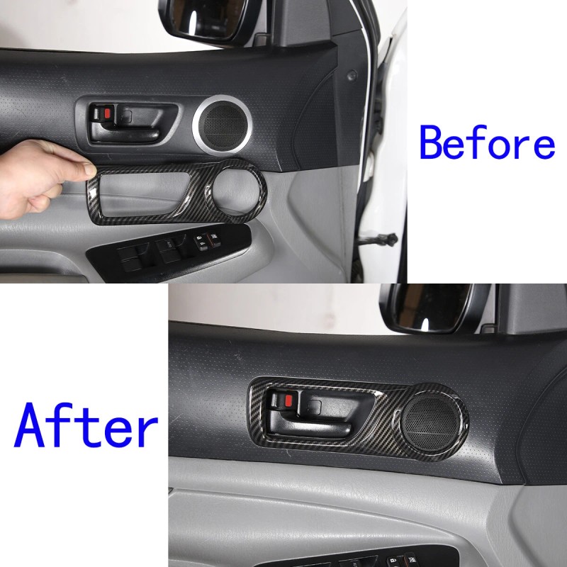 momocar Carbon Fiber Inner Glass Lift Switch & Handle Trim
