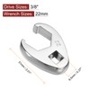 sourcing map 2pcs Drive Crowfoot Wrench 3/8" Drive 22mm Metric