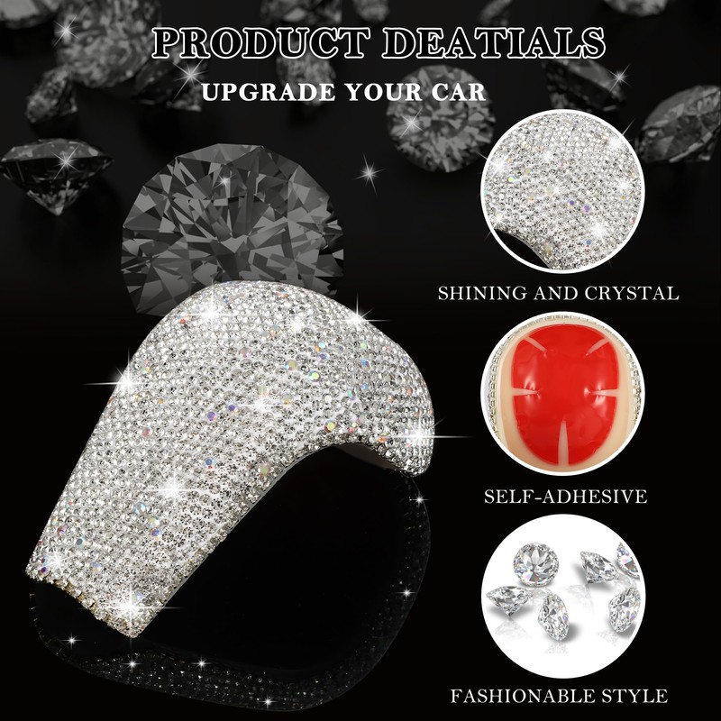 TOMALL Bling Gear Shift Knob Cover Compatible with Mazda 3