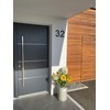 Metzler House Number Made of Solid Steel in Anthracite RAL