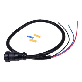 YUXSOUQ 3-Pin 187103A1 Aux Cable Kit Outlet RE37651 Compatible with John Deere Cotton Picker CPX420 CPX610, 2144 Tractor 7210-7250 8910, Fits CaseIH,Ford 9530 Connector Replaces 86511459,AP459