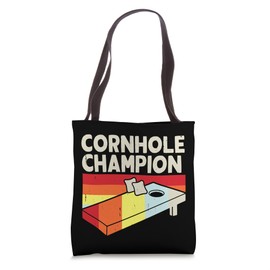 Cornhole Champion Player Team Baggo Bean Bag Toss Game Lover Tote Bag