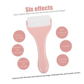 FRCOLOR Face Roller Tool for Facial Skin Lifting and Anti-aging Care Portable for Reducing Puffiness Wrinkles and Edema Easy to Use Refrigerate before Massage