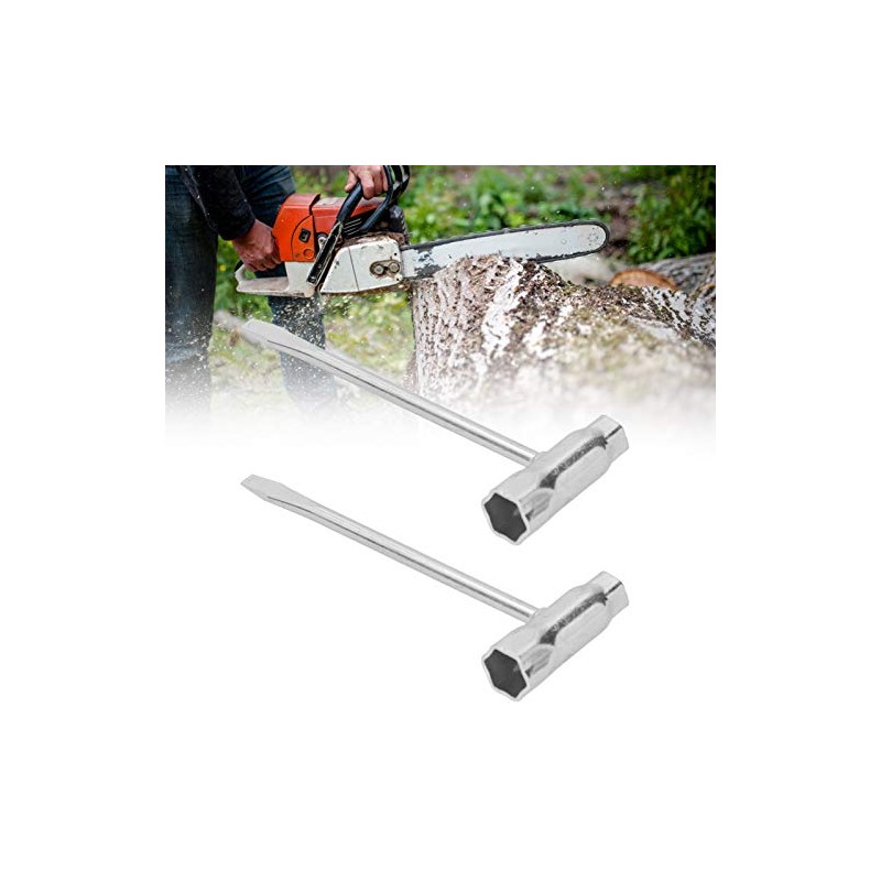 Carbon Steel Socket Spanner, T Shape Chainsaw Combo Wrench Full