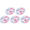 5PCS Round Hand Grip Ring Printed Silicone Fidget Toy Finger