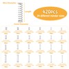 Raxfekro 420-Piece Set Compression Spring Assortment, 24 Specifications Compression Springs,