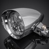 OUMURS Chrome Motorcycle Bullet Headlight Assy For Harley Chopper Bobber