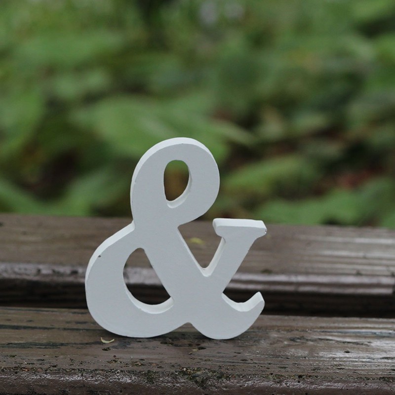 Amajoy Mr & Mrs Wooden Letters Wedding Table Decoration Available