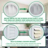 Forestchill Dryer Vent Window Kit for 4" Diameter Dryer Vent