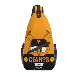 Yomiuri Giants Crossbody Bag, Shoulder Bag, Large Capacity, Waterproof, Lightweight, One Shoulder Bag, Sports, Outdoor, Cycling, Casual, Travel, Waist Bag, Crossbody Bag, Sports Bag, Leisure Bag,