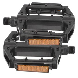 Gatuida 1 Pair Reflective Road Bike Foot Pedals Slip Reinforcement Design Durable Foot Pegs for Enhanced Stability and Safety for Cycling and Biking Enthusiasts