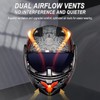 Bluetooth Motorcycle Helmet, Modular Helmet with Bluetooth, DOT Approved Dual