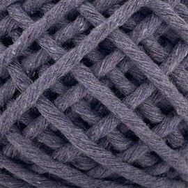 MAKRAMA Hilaza de Algodón 3mm Macramé Kit 3pz 300gr (Lavanda)