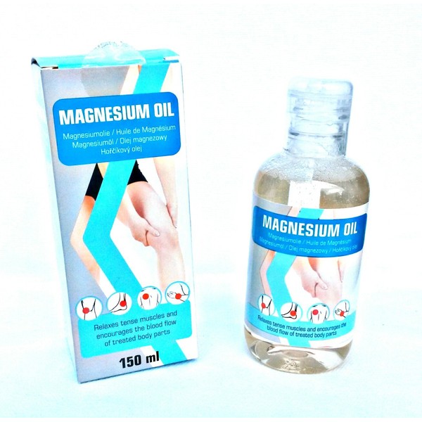 Magnesium Oil - For Tense Muscles - Stimulates Blood Circulation - 150 ml