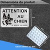 Felexdo Attention au chien 8x6 Sign Je Monte La Garde