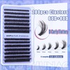 Fluff Lash Clusters 60D+80D Thick Eyelash Clusters D Curly Wispy