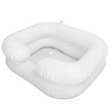 Bedside Shampoo Basin PVC Inflatable Hair Washing Basin with 3.3ft