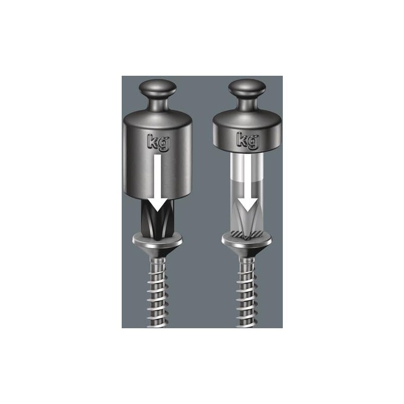 Wera 1834 Kraft Foam Ball Grip Slotted Screwdriver 1.0 x